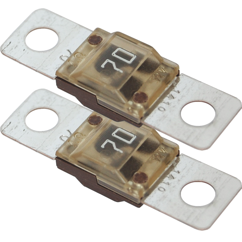 Blue Sea Systems 5254 MIDI/AMI Fuse Pair, 70 Amp with Visible Indicator and Corrosion Resistance