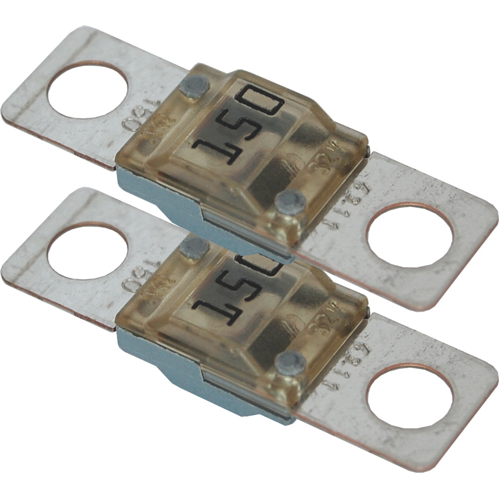 Blue Sea Systems 5258 MIDI/AMI Fuse Pair, 150 Amp, Corrosion-Resistant with Visible Blow Indicator