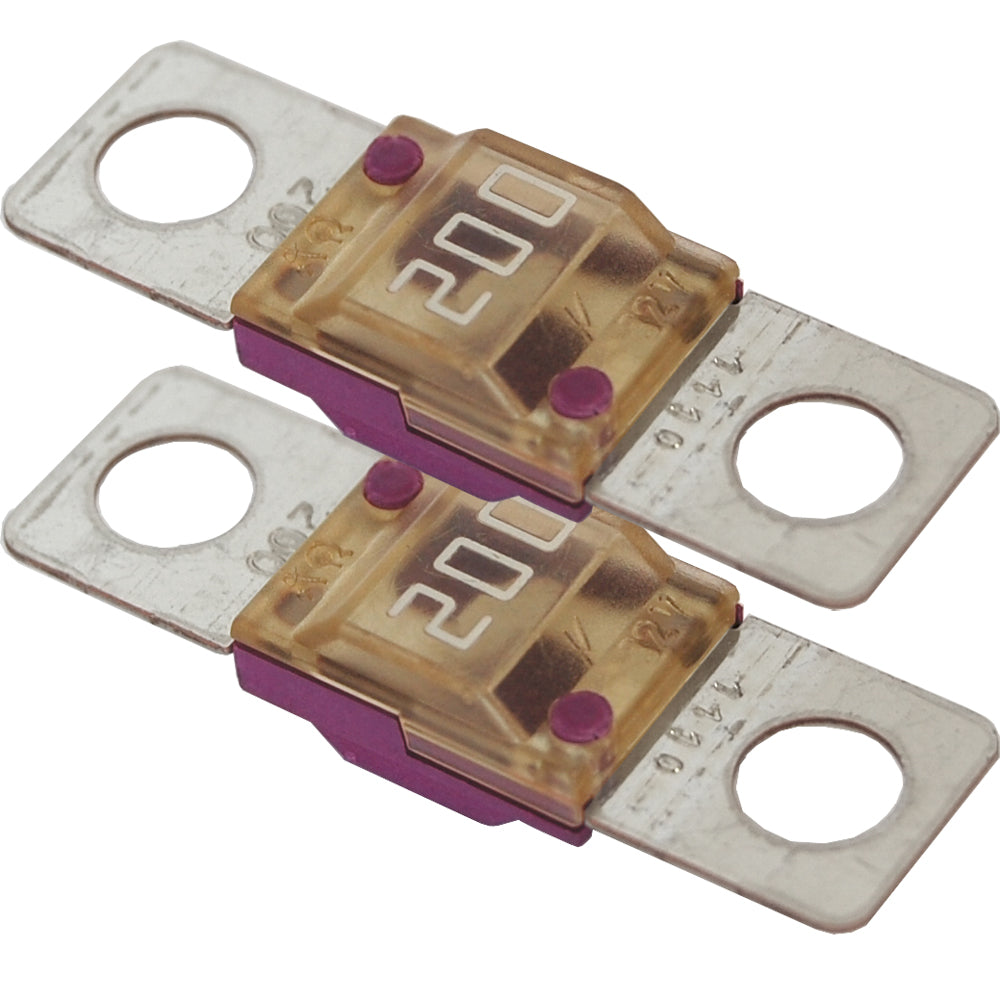 Blue Sea Systems MIDI/AMI Fuse Pair 200A - Reliable Marine Electrical Protection