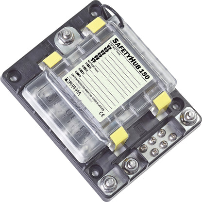 Blue Sea Systems SafetyHub 150 Fuse Block - Marine Ignition Protected Power Distribution