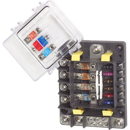 Blue Sea Systems SafetyHub 150 Fuse Block - Marine Ignition Protected Power Distribution