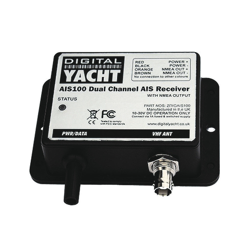 Digital Yacht AIS100 AIS Receiver - Dual Channel Marine AIS Receiver for Chart Plotters