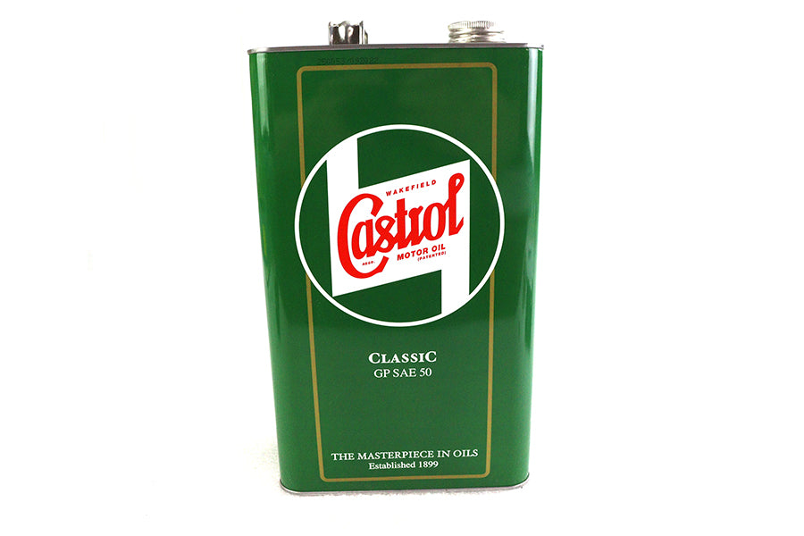 Castrol Classic Premium SAE 50 Oil – High-Temperature Engine Protection for Air-Cooled V-Twins