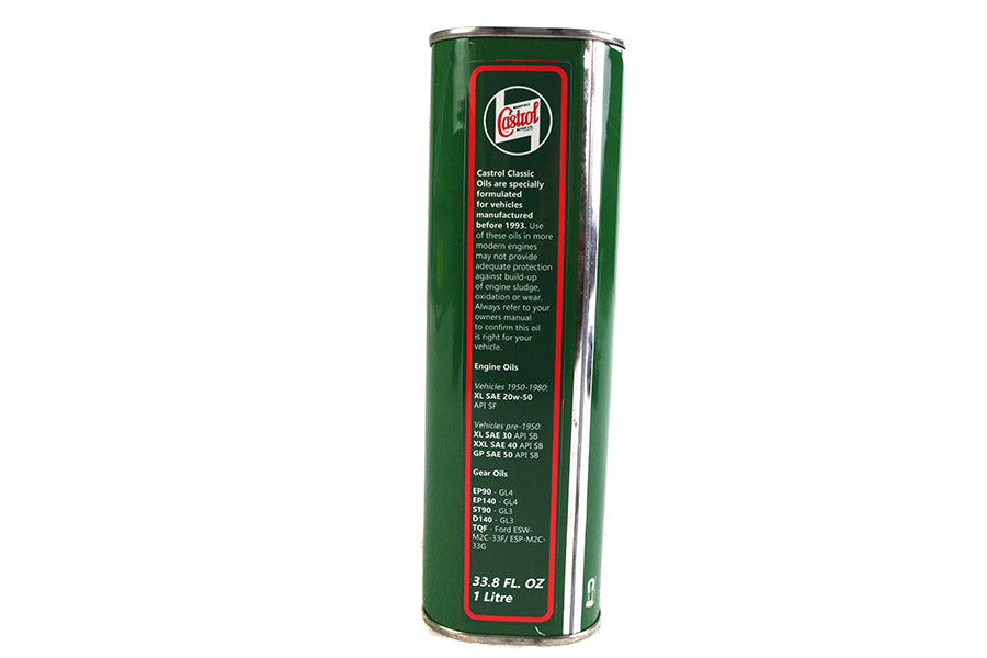 Castrol Classic Oils Premium XL 20W-50 Motor Oil - Part Number 1925/7176
