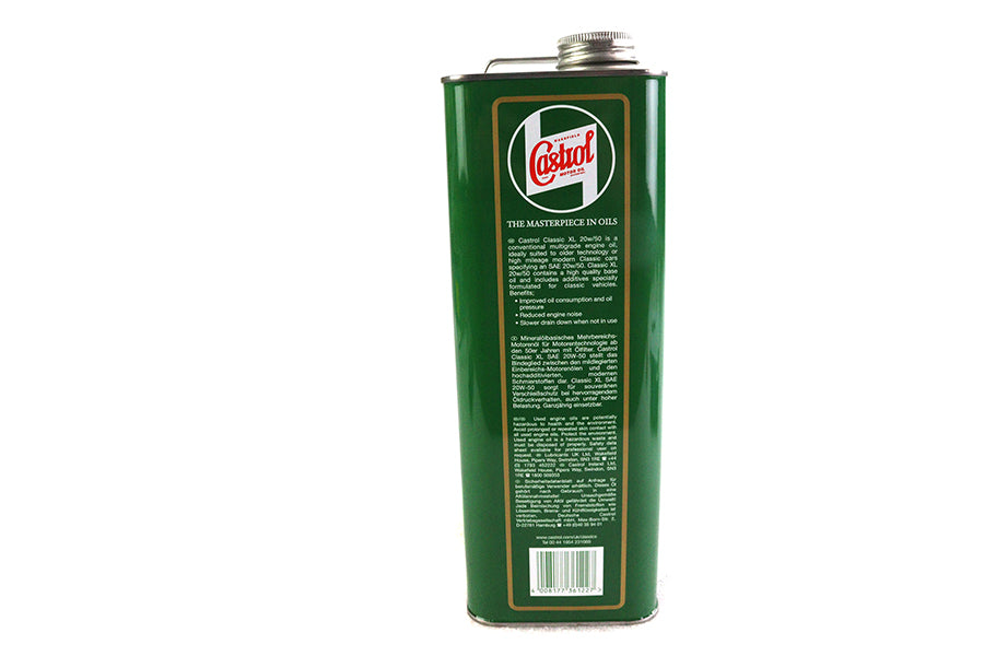 Castrol Classic Oils Premium XL 20W-50 Motor Oil - 5 Liter Container