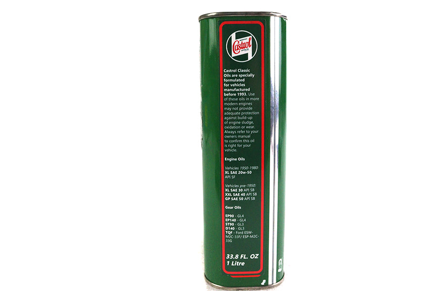Castrol Classic Oils SAE 90 Gear Oil – 1 Liter Bottle, API GL-3 Rated