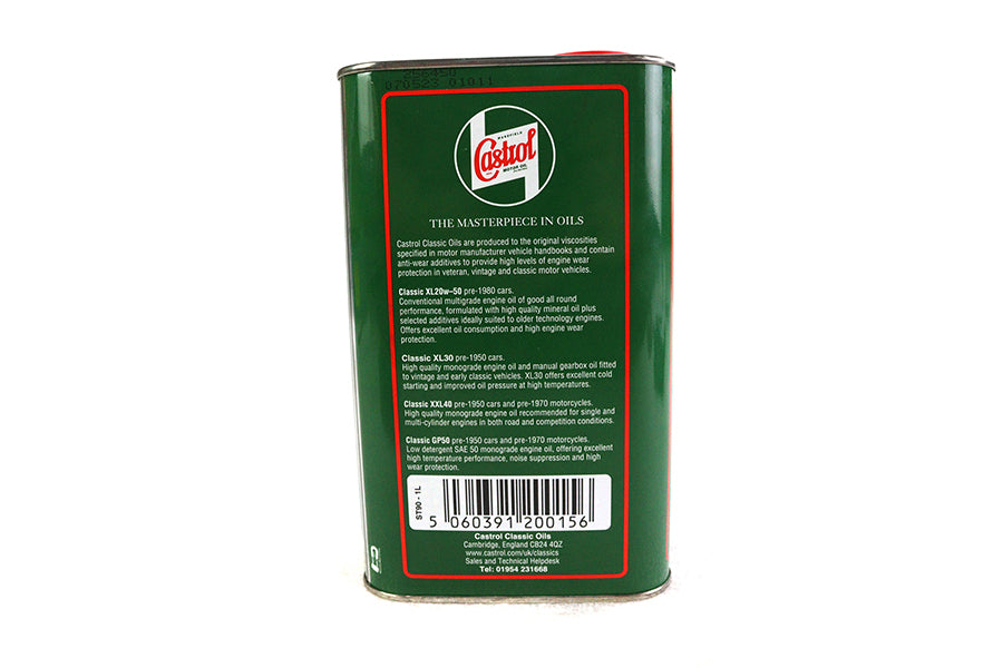 Castrol Classic Oils SAE 90 Gear Oil – 1 Liter Bottle, API GL-3 Rated