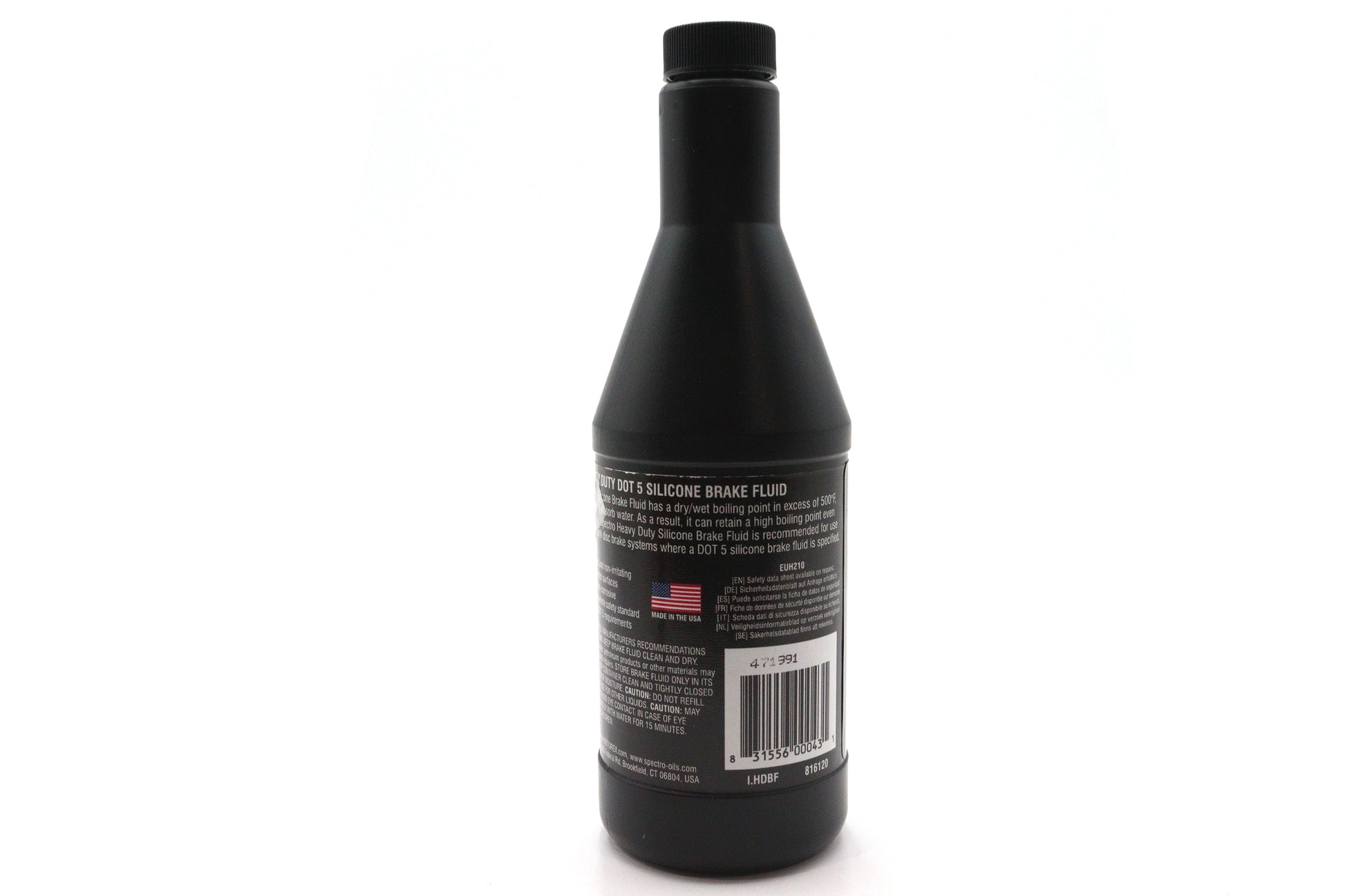 Spectro Heavy Duty DOT 5 Silicone Brake Fluid – Compatible with All Twins, 12 oz Bottle