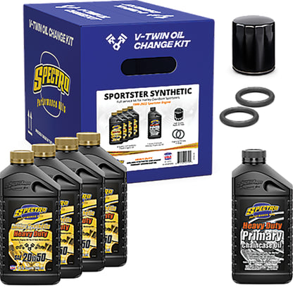 Spectro Oils 311472 Synthetic Oil Change Kit for Harley-Davidson XL