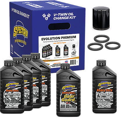 Spectro Oils Premium Oil Change Kit 311477 for Select Harley-Davidson Models