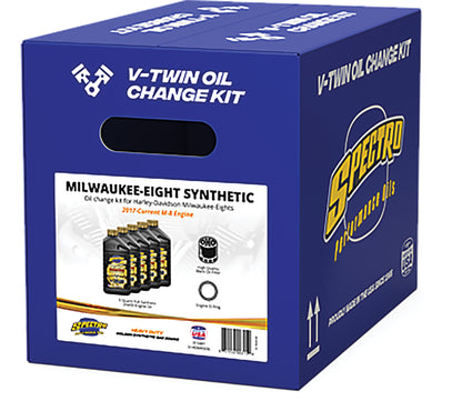 Spectro Oils 311887 M8 Change Kit with 20W-50 Full Synthetic Engine Oil