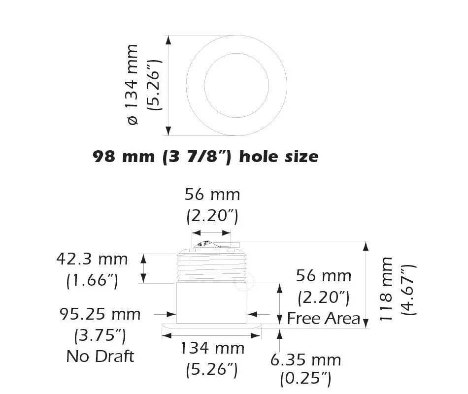 Airmar B175C-20-HW 20° Wide-Beam Chirp High Frequency Transducer with MM Cable