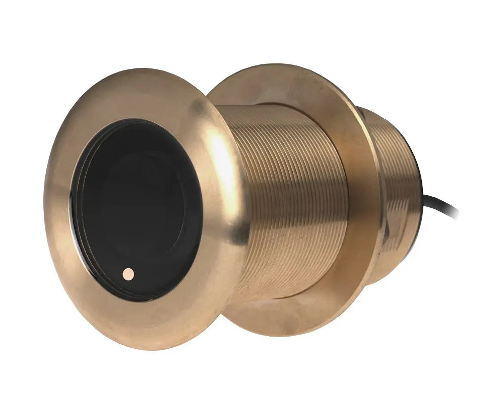 Airmar B75C-0-M 0 Degree Tilt Medium CHIRP Bronze Thru-Hull Transducer with Navico 9-Pin Cable