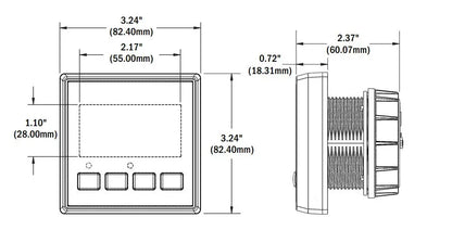 Blue Sea M2 DC Multimeter with State of Charge