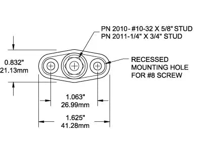 Blue Sea Systems Mini PowerPost #10-32 Stud