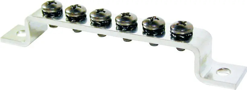 Blue Sea Systems 2306-BSS 100A Mini Grounding Bus Bar, 6-Gang for Limited Space Applications
