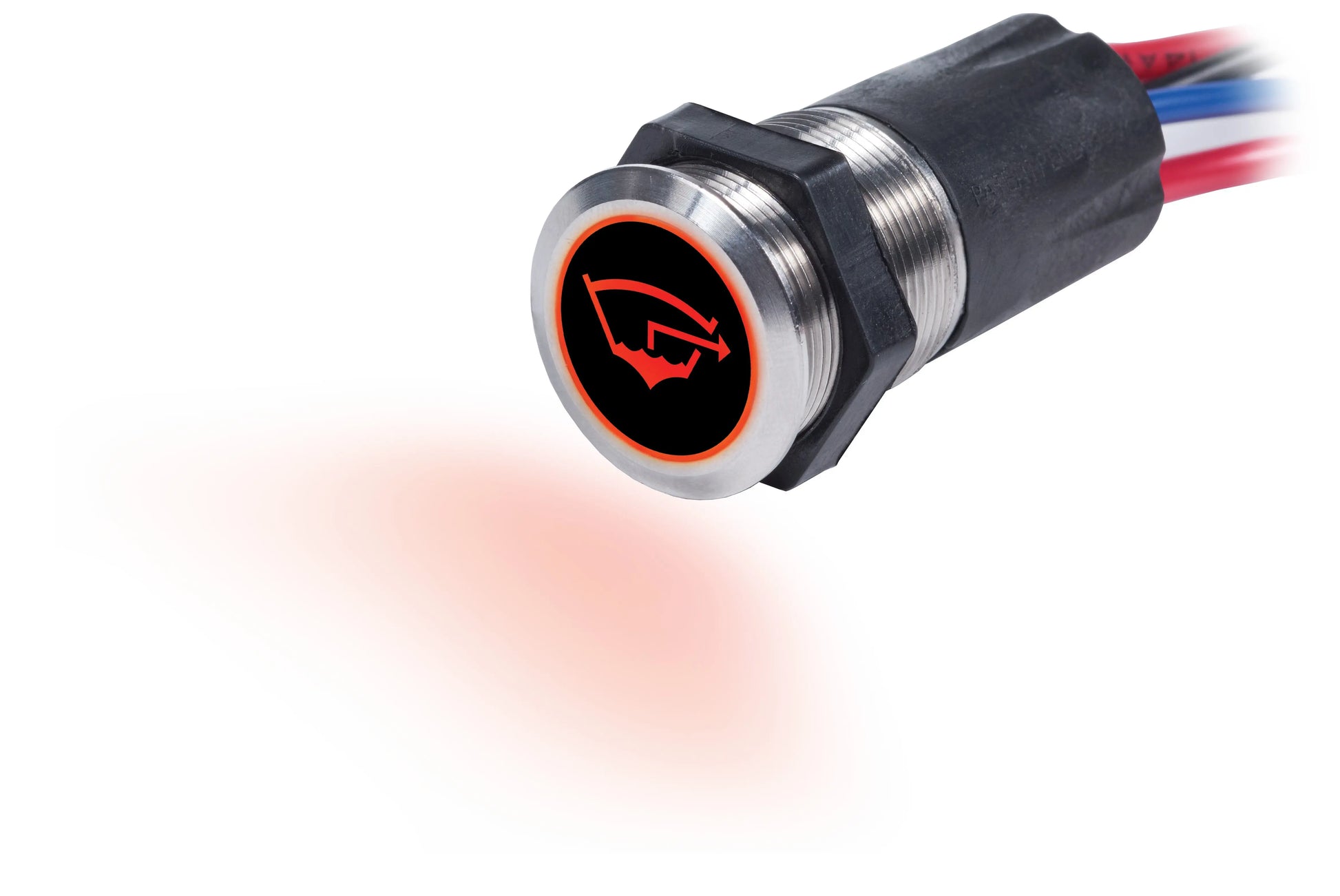 Blue Sea Systems 4181 15A Backlit Push Button Switch - Momentary On/Off Operation