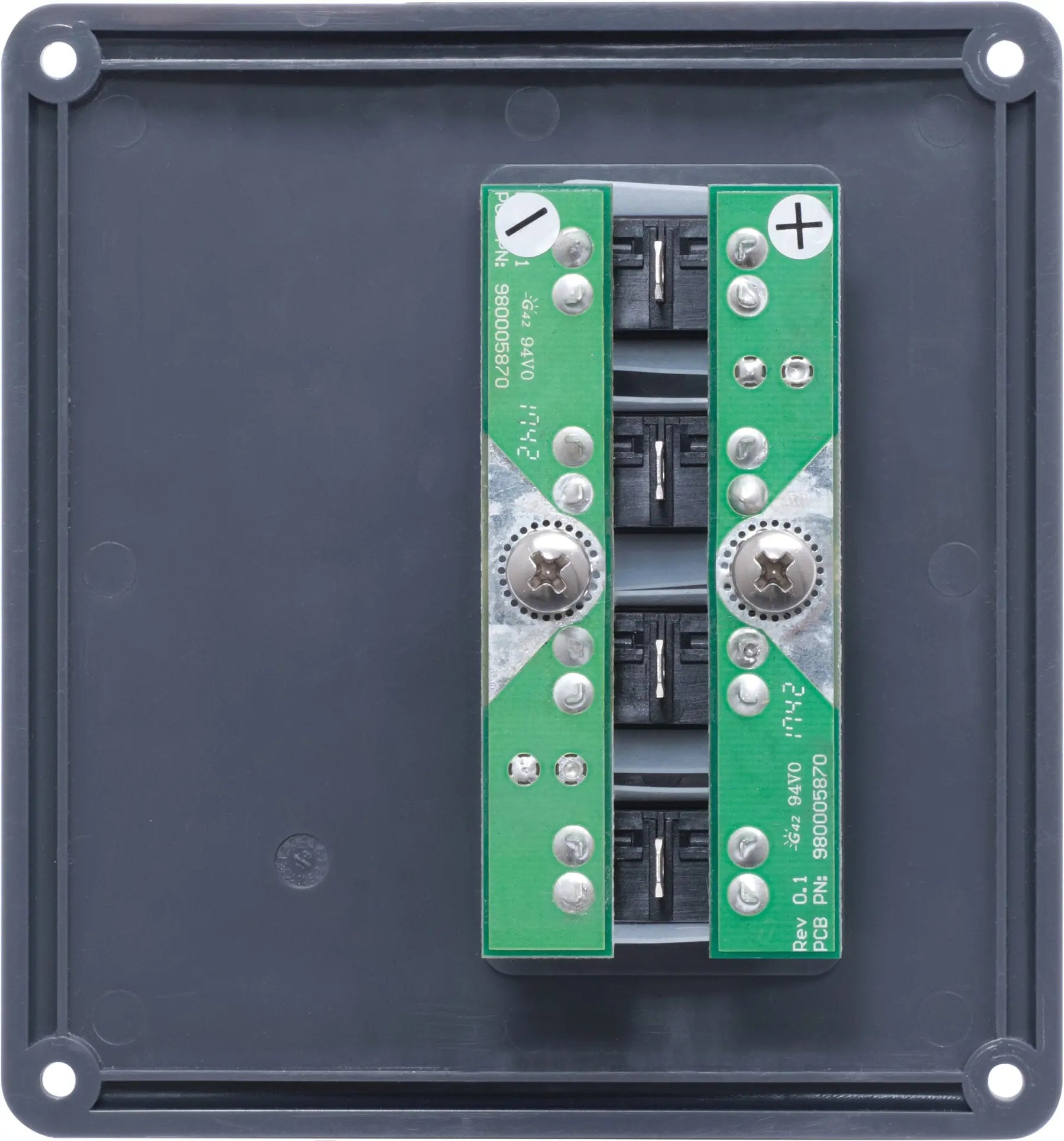Blue Sea Systems 4320-BSS Water-Resistant 12V 4-Circuit Breaker Switch Panel