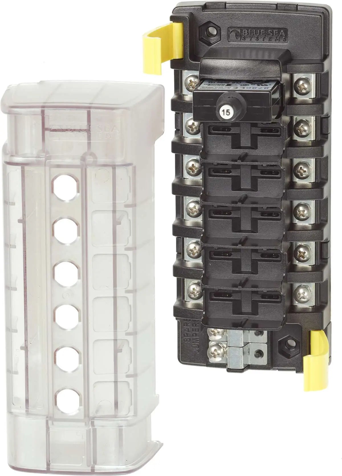 Blue Sea Systems ST CLB Circuit Breaker Block - 6 Independent Circuits