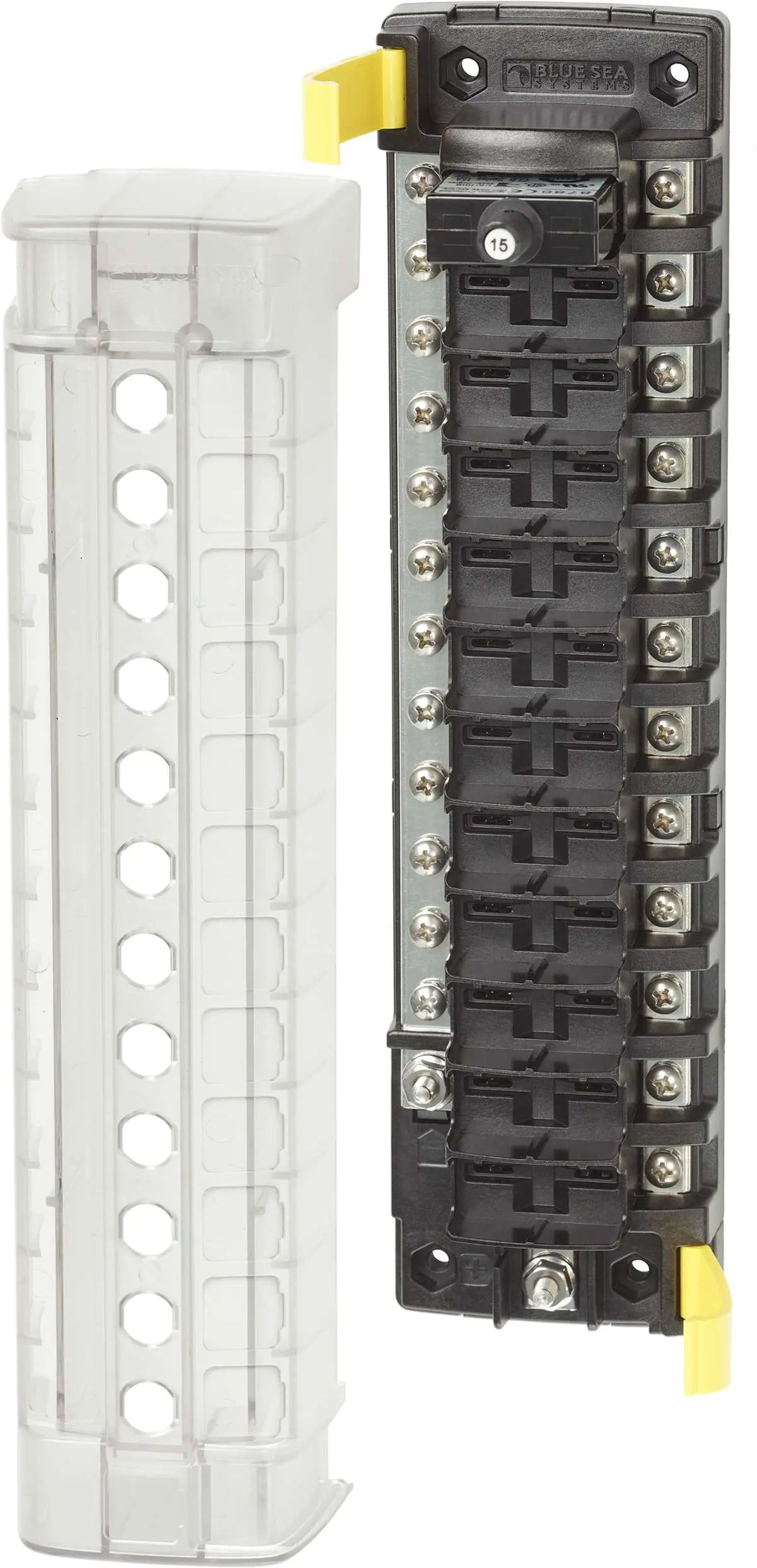 Blue Sea Systems ST CLB Circuit Breaker Block - 12 Position with Negative Bus