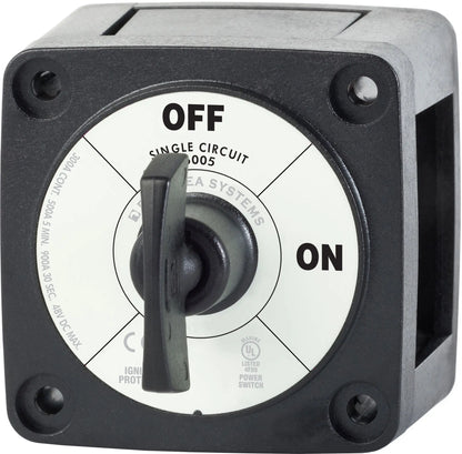 Blue Sea Systems M-Series Mini On-Off Battery Switch with Key - Model 6005200-BSS