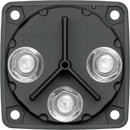 Blue Sea Systems M-Series Mini Selector Battery Switch - Black (Part Number 6007200-BSS)