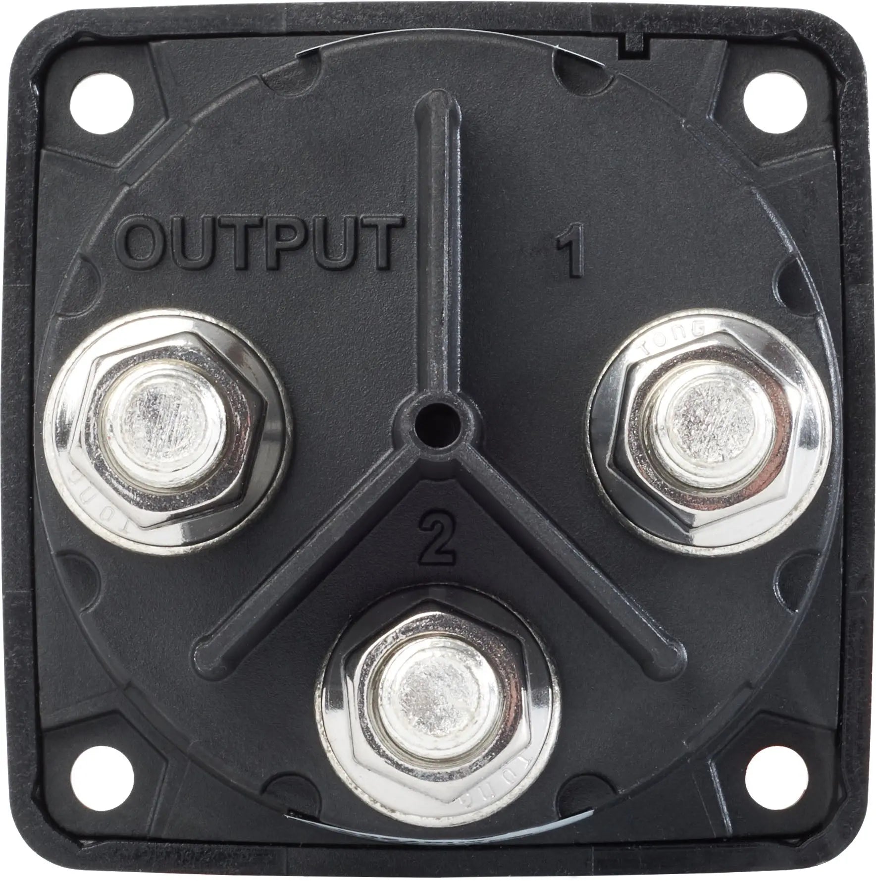 Blue Sea Systems M-Series 3-Position Battery Selector Switch Model 6008200-BSS - Black