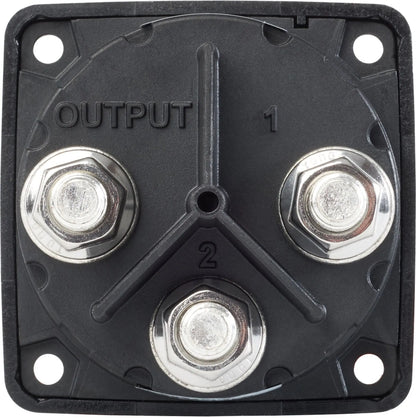 Blue Sea Systems M-Series 3-Position Battery Selector Switch Model 6008200-BSS - Black