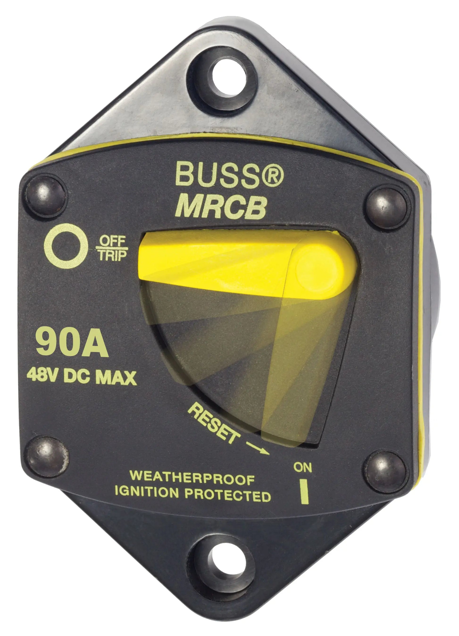 Blue Sea Systems 187-Series 90 Amp Panel Mount Circuit Breaker (Part Number 7043-BSS)