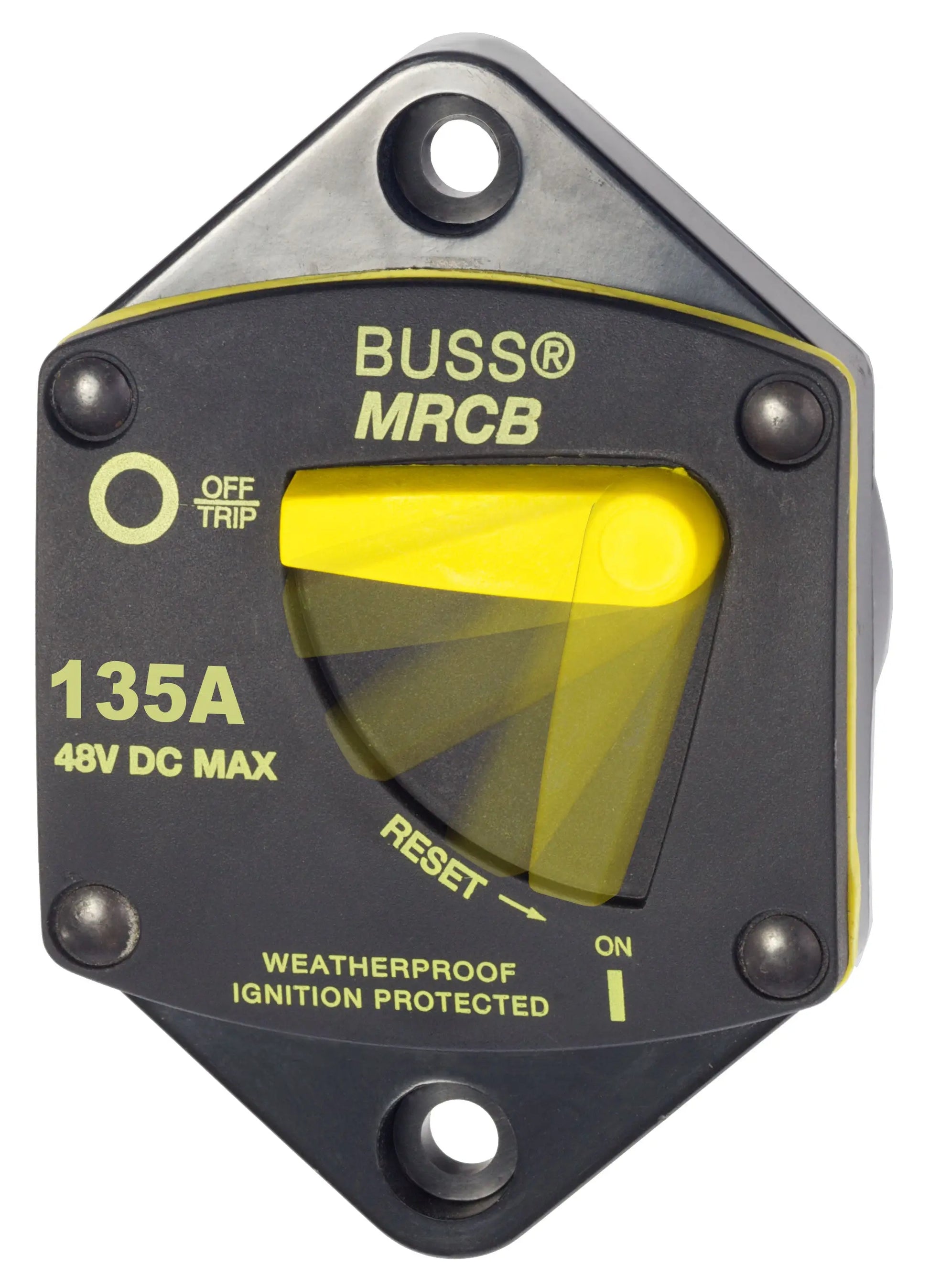 Blue Sea Systems 187-Series 135 Amp Panel Mount Circuit Breaker (Part #7047-BSS)