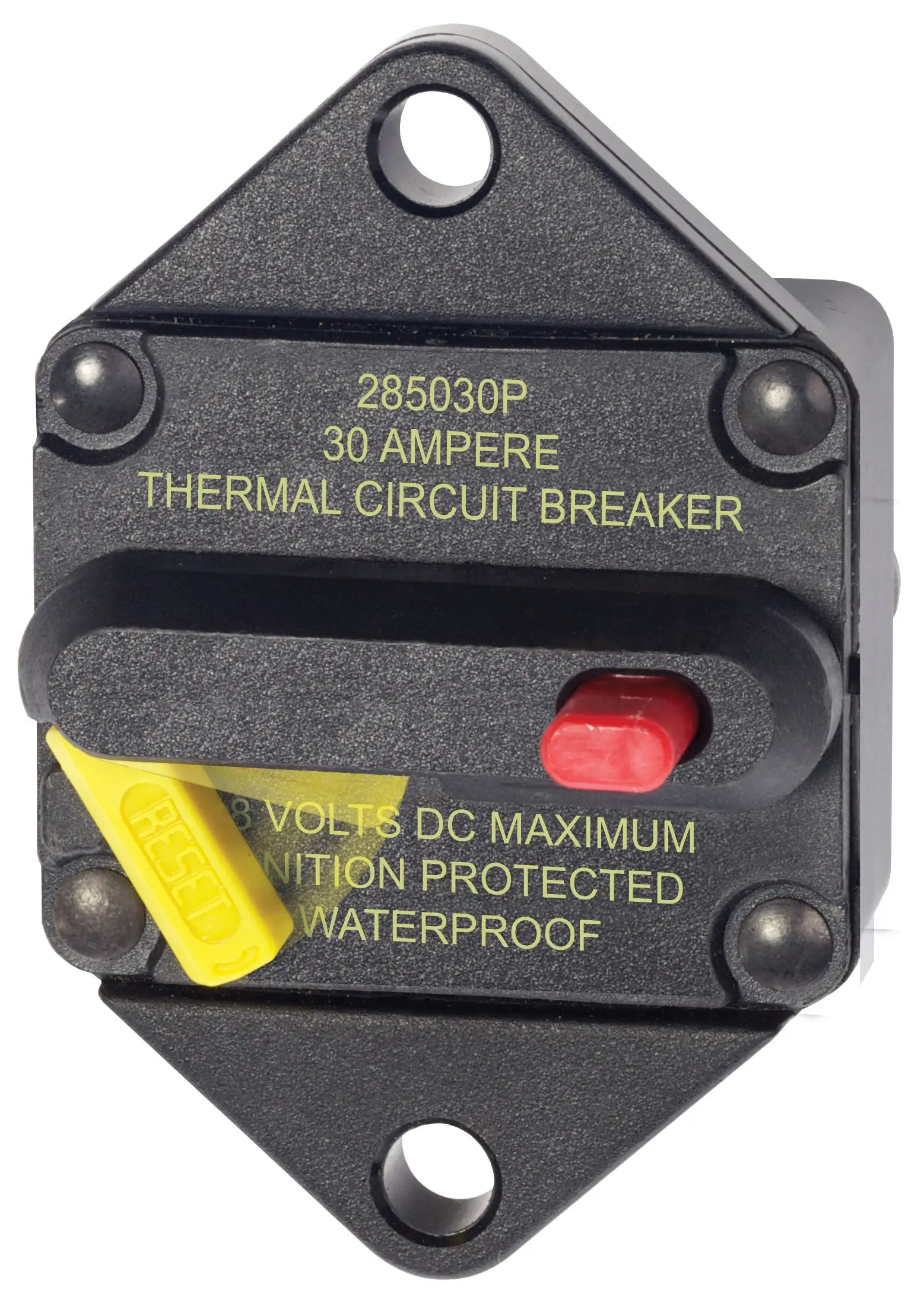 Blue Sea Systems 285-Series 30 Amp Panel Mount Circuit Breaker (Part Number 7081-BSS)