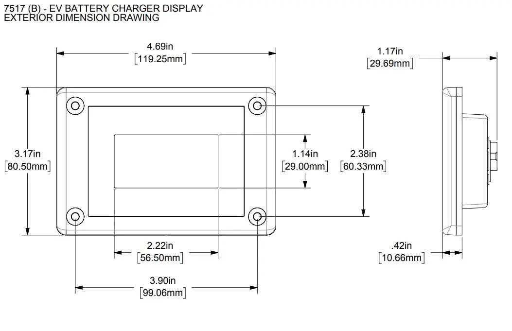 Blue Sea P12 Battery Charger Summery Display