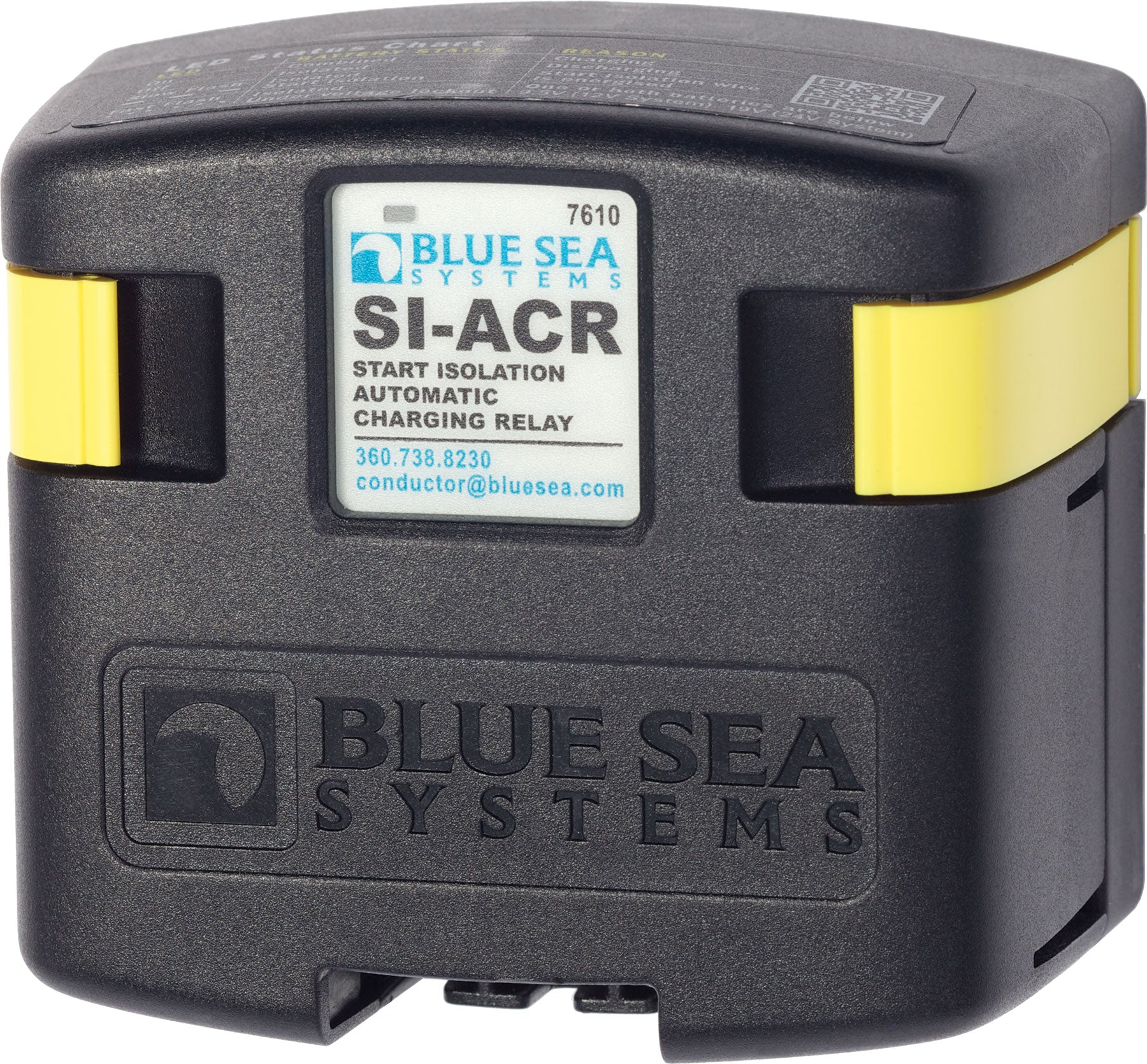 Blue Sea Systems SI-ACR Automatic Charging Relay 12/24V DC 120A for Marine and Vehicle Applications