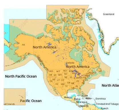C-Map Discover MicroSD North America - Detailed Vector Charts with Tides & Routing