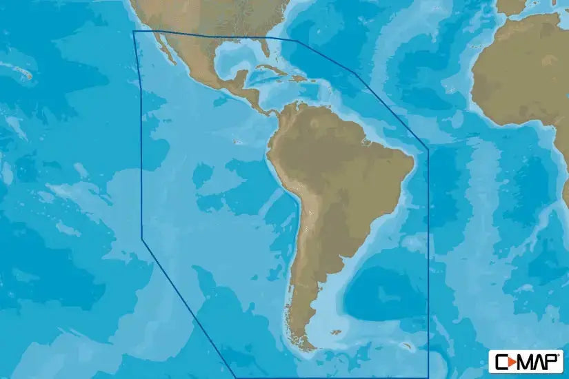 C-MAP Discover microSD South America and Caribbean