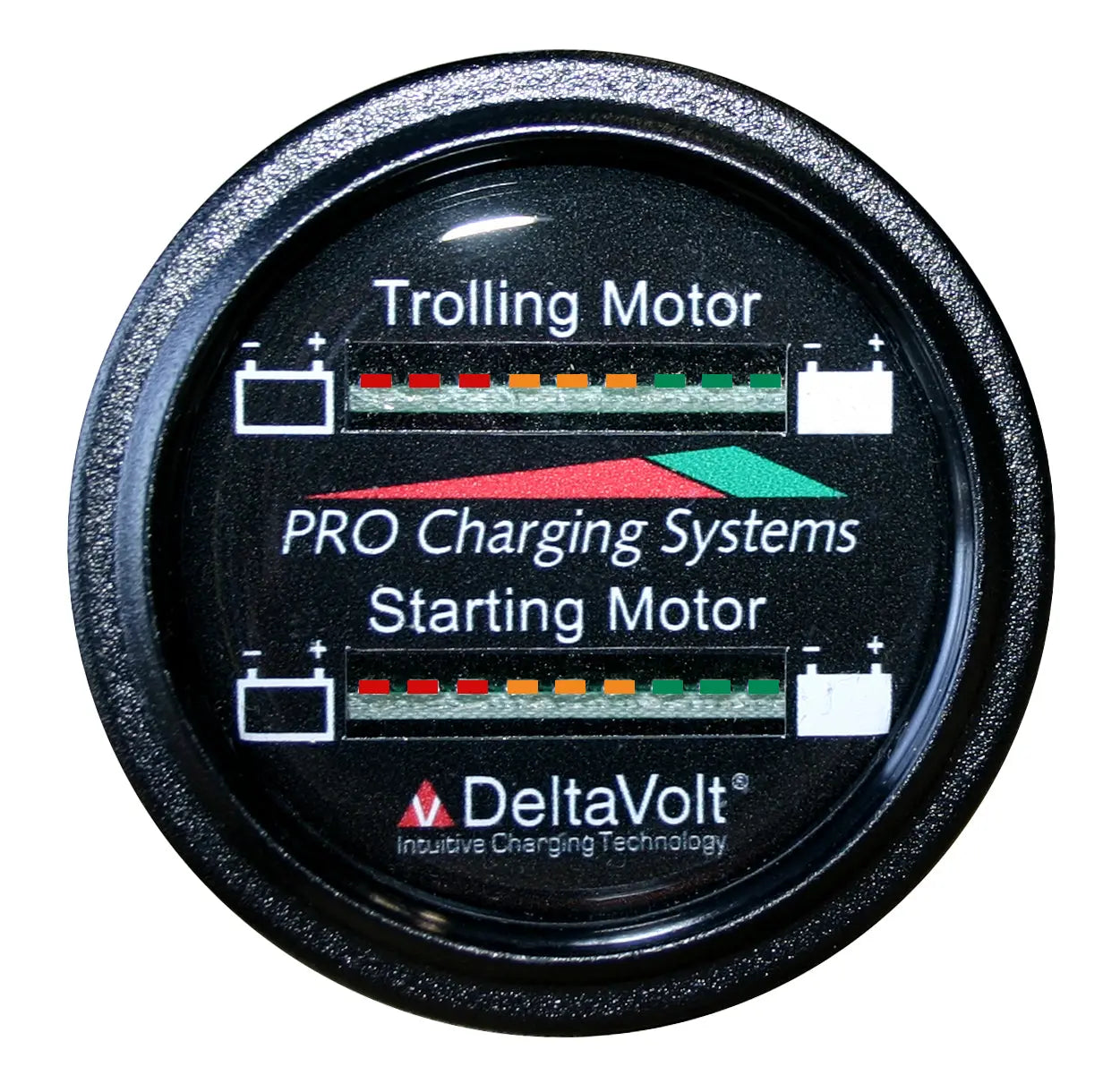 Dual Pro BFGWOM1512V/12V Battery Fuel Gauge for 12V Marine Batteries