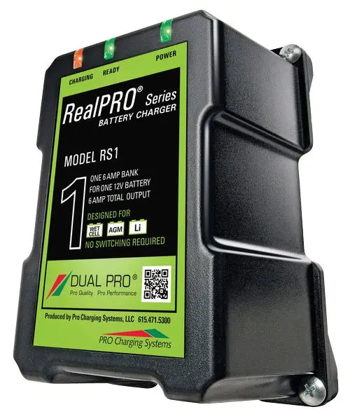 Dual Pro RS1 Battery Charger 1 Bank 6 Amps – Marine and Automotive Battery Charger