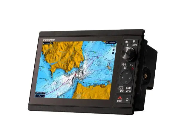 Furuno TZT-10X NavNet TZtouch3 10-Inch All-Glass IPS Chart Plotter with Dual CHIRP Fish Finder