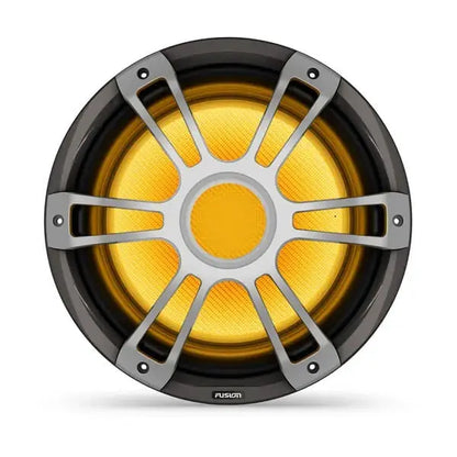 Fusion SG-SL123SPG 12in 600 Watt Sub-Woofer Sports Grill Gray
