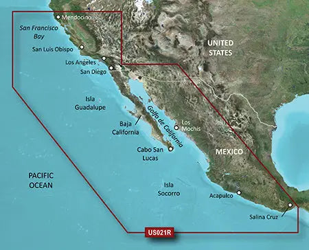 Garmin VUS021R G3 Vision CALIFORNIA-MEXICO