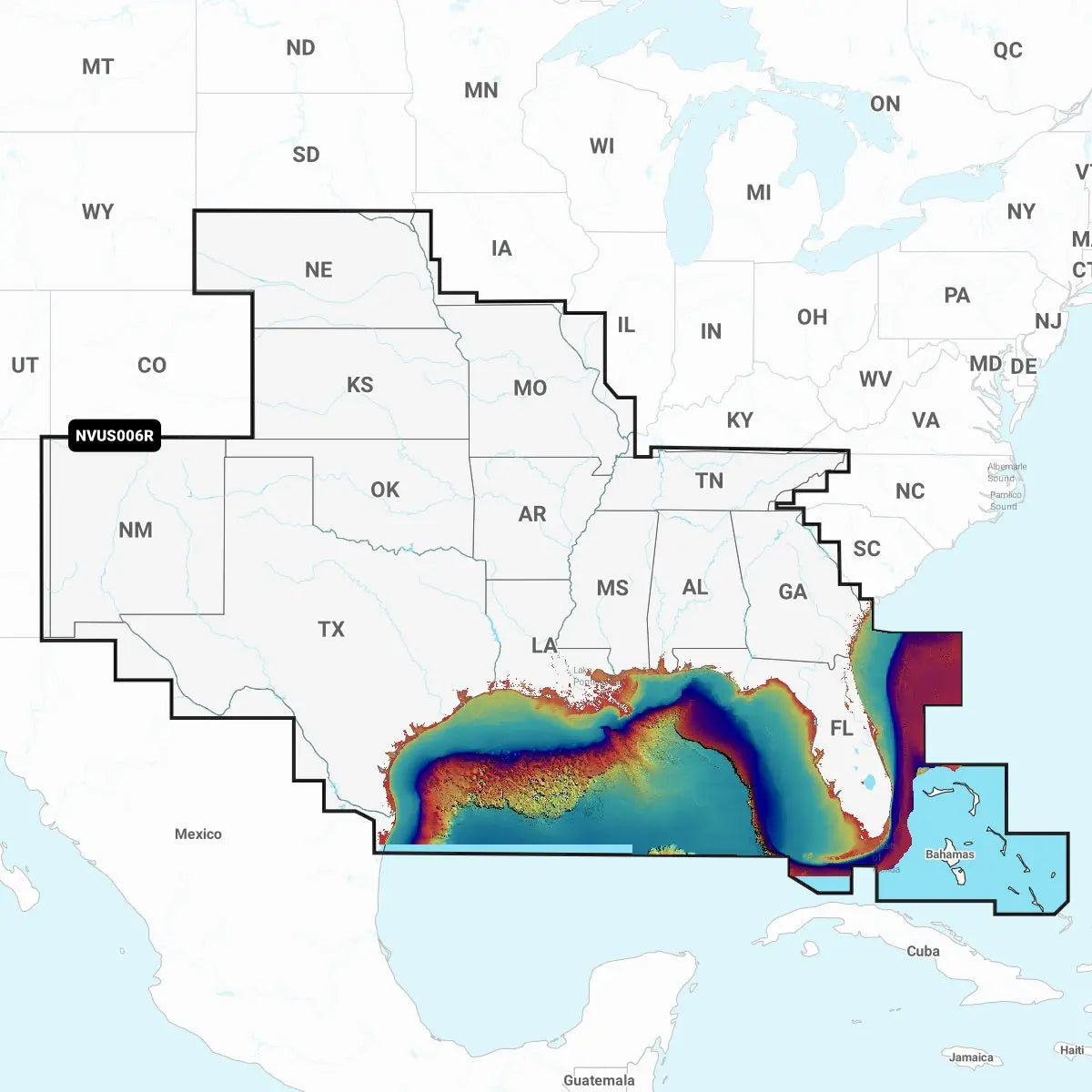 Garmin NVUS006R Navionics+ Vision+ U.S. South microSD