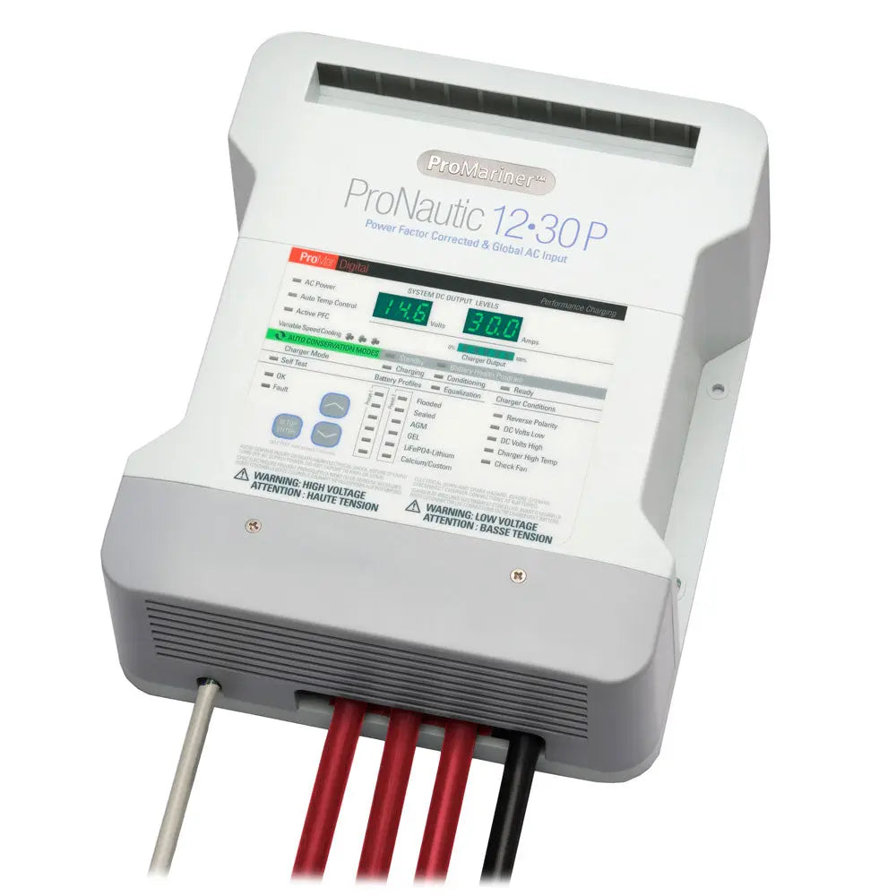 ProMariner ProNautic 1230P 30 Amp 3 Bank Battery Charger for Marine Applications