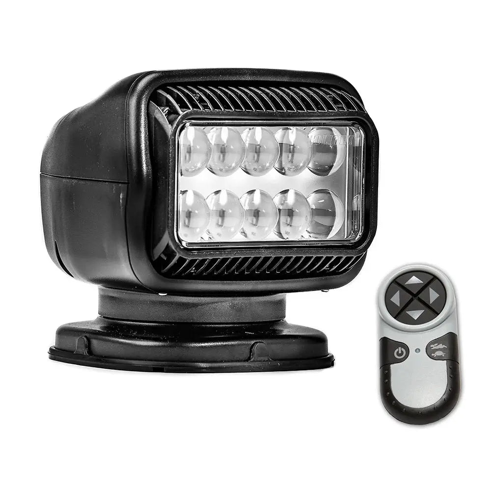 Golight GT Series LED Black Wireless Handheld Remote Permanent Mount Spotlight - Part 20514GT by Golight