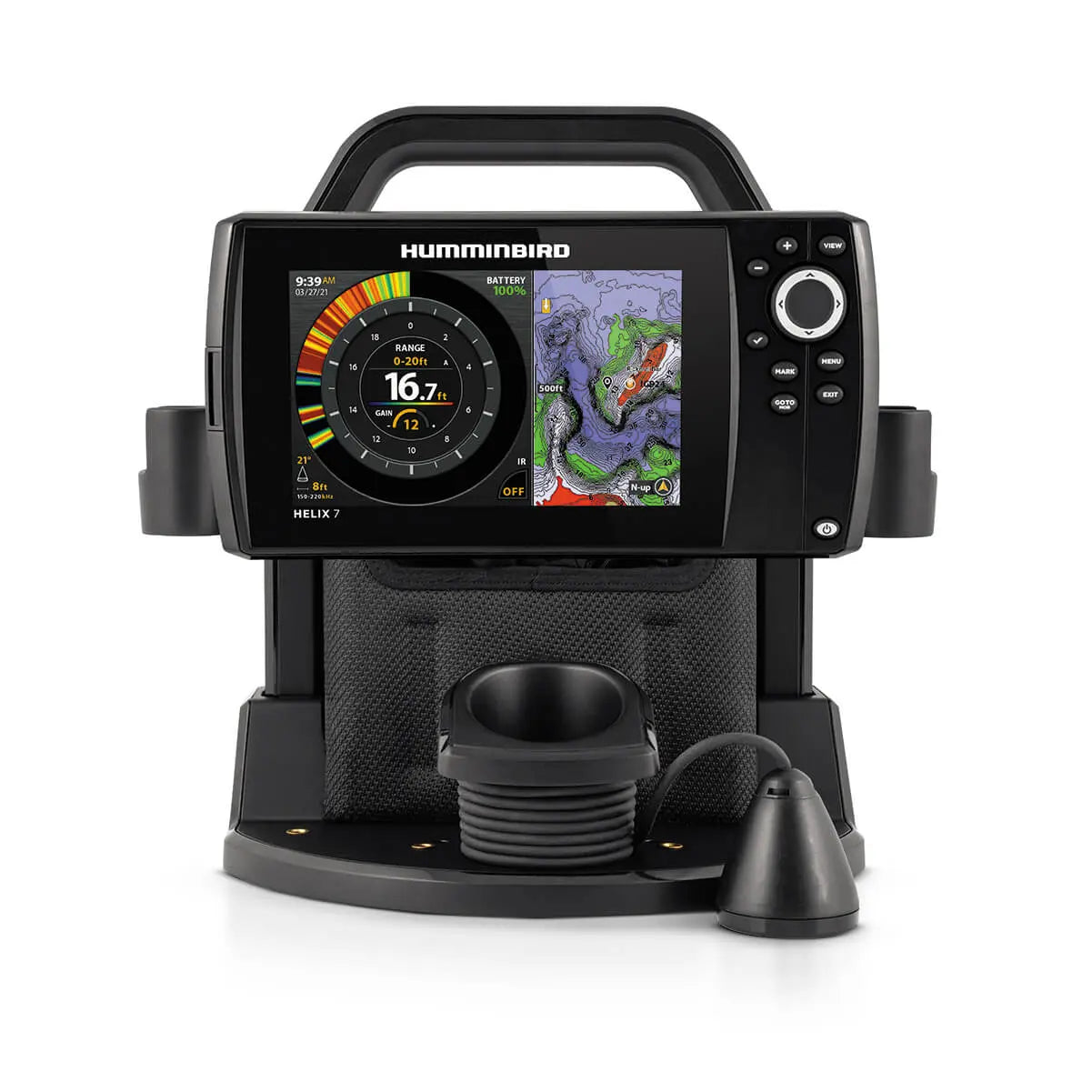 Humminbird Helix 7 G4 ICE CHIRP GPS Sonar System with Dual Spectrum and Interference Rejection