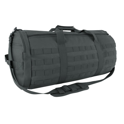 Rothco Tactical Traveler Duffle Bag 24 Inches in Gunmetal Grey - Rugged Military-Style Gear Bag with Multiple Compartments and MOLLE Compatibility