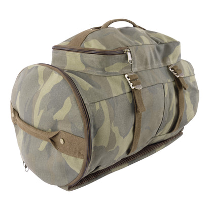 Rothco Convertible Canvas Duffle Backpack 19 Inches Woodland Camo