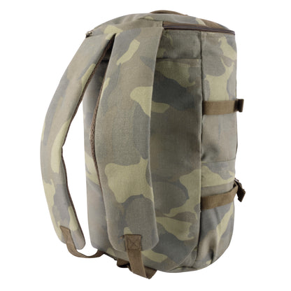 Rothco Convertible Canvas Duffle Backpack 19 Inches Woodland Camo