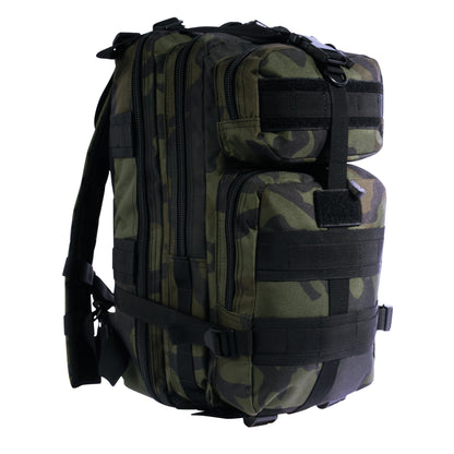 Rothco Medium Transport Pack Midnight Woodland Camo – Tactical & Outdoor Backpack with 25L Capacity