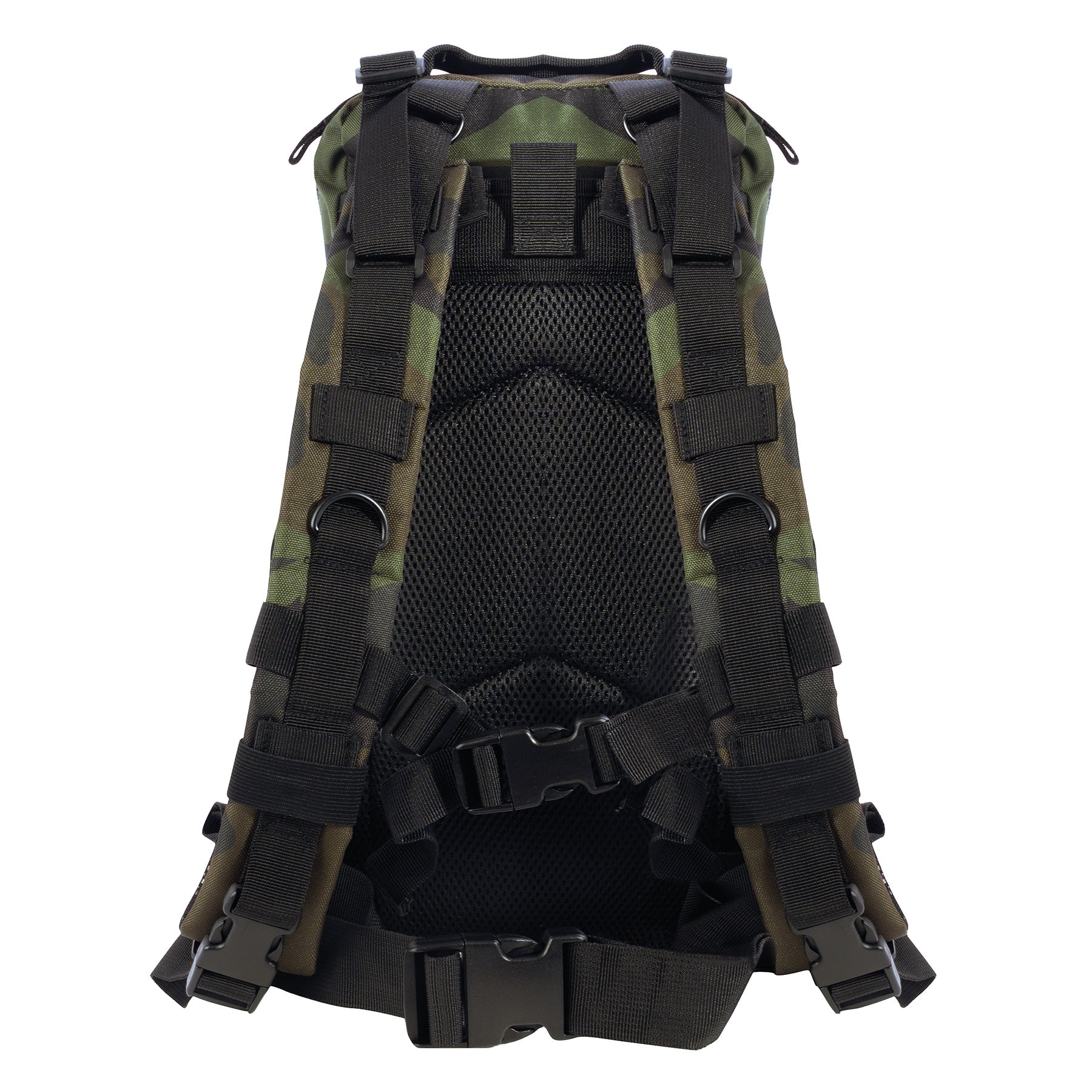 Rothco Medium Transport Pack Midnight Woodland Camo – Tactical & Outdoor Backpack with 25L Capacity