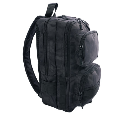 Rothco Tactical Traveler Sling Bag Midnight Black Camo - Compact EDC & CCW Backpack